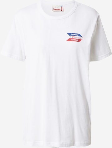 balts Hummel Sporta krekls: no priekšpuses