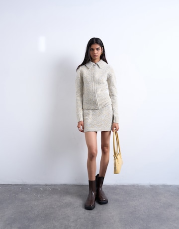 TOPSHOP Юбка 'MARLEEN' в Бежевый