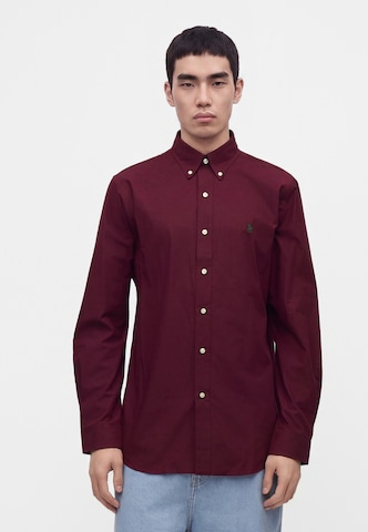 Polo Ralph Lauren Regular fit Overhemd in Rood: voorkant
