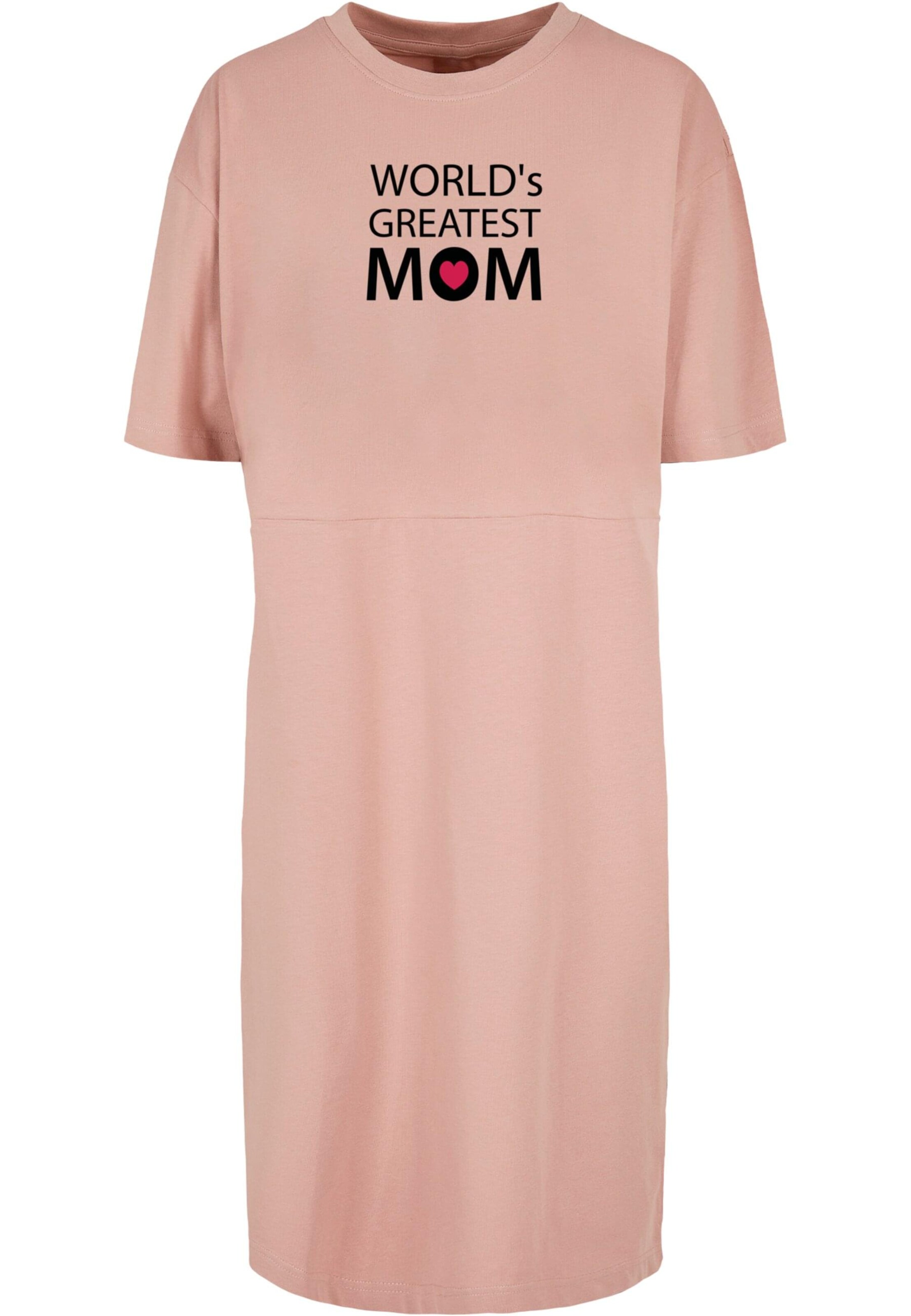 Robe 'Mothers Day - Greatest mom' Merchcode en rose : devant