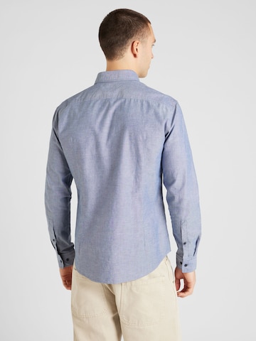 HUGO Slim Fit Skjorte 'Evito' i blå