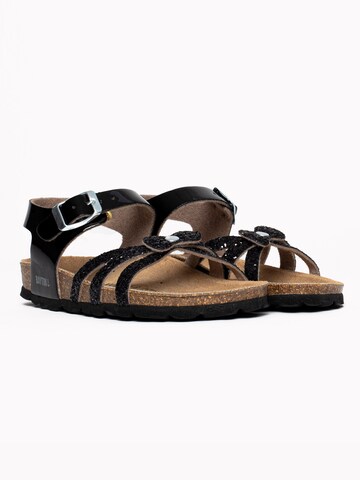 Bayton Sandal 'Eirene' in Black