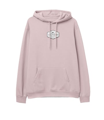 Felpa di Surf Monkey in rosa: frontale
