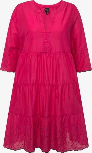 Ulla Popken Blusenkleid in pink / schwarz, Produktansicht
