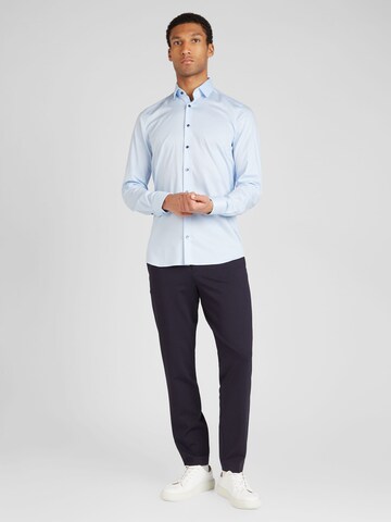 Coupe slim Pantalon chino 'Delon' SELECTED HOMME en bleu