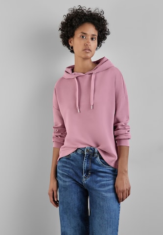 STREET ONE Sweatshirt in Pink: Vorderseite