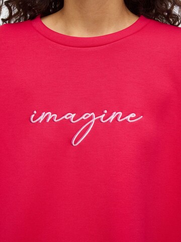 Felpa 'VISIFFI' di VILA in rosa