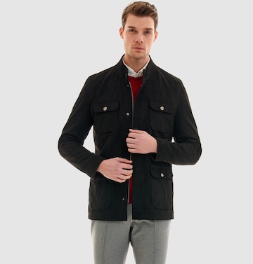 PIERRE CARDIN Between-Season Jacket in Black: front