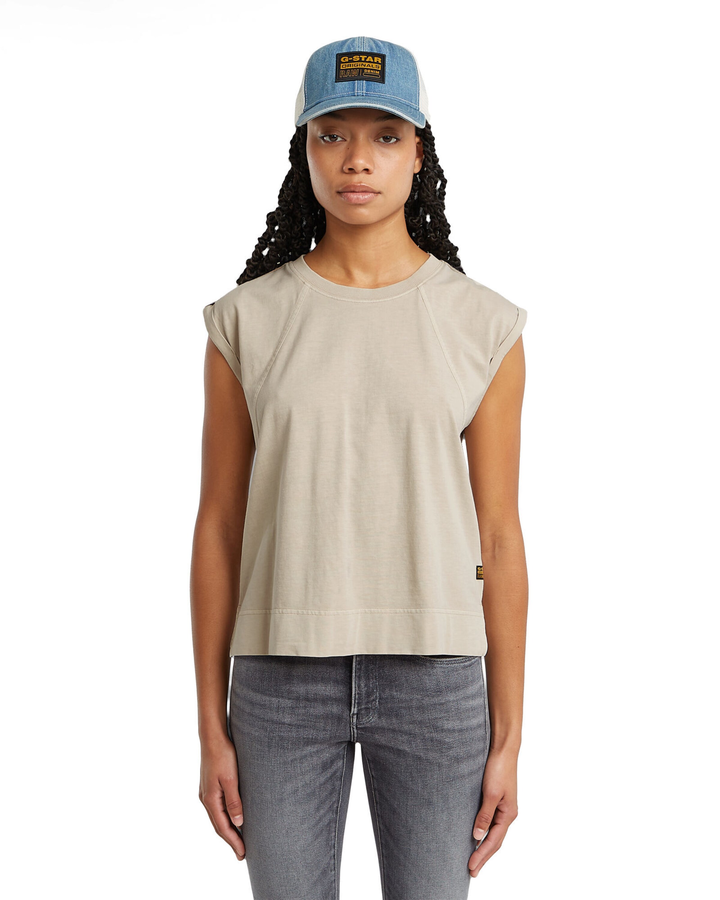 G-STAR Shirt in Beige: Vorderseite