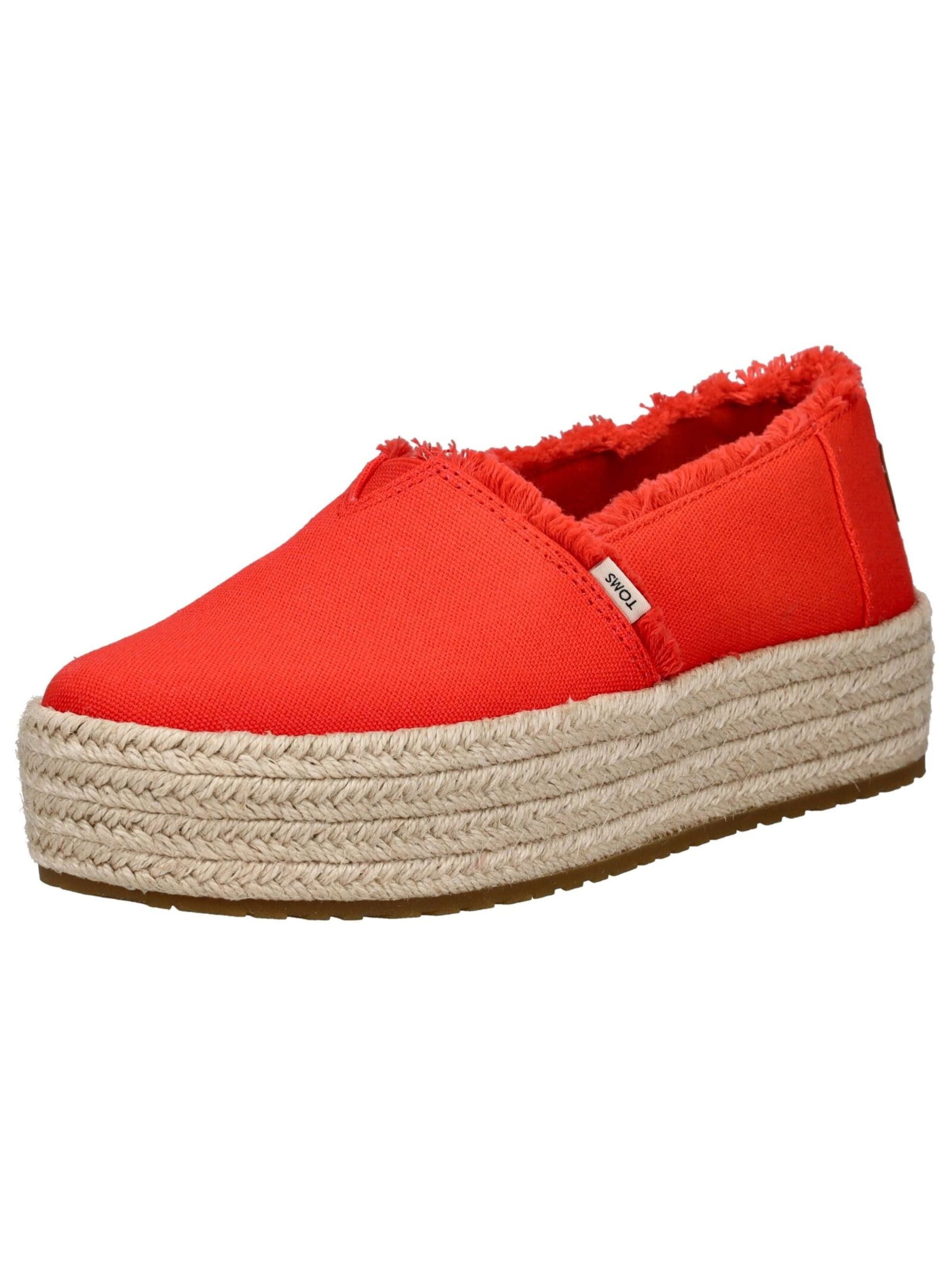 TOMS Espadrilles in Red: front