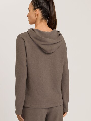 Hanro Sweatshirt ' Easywear ' in Bruin