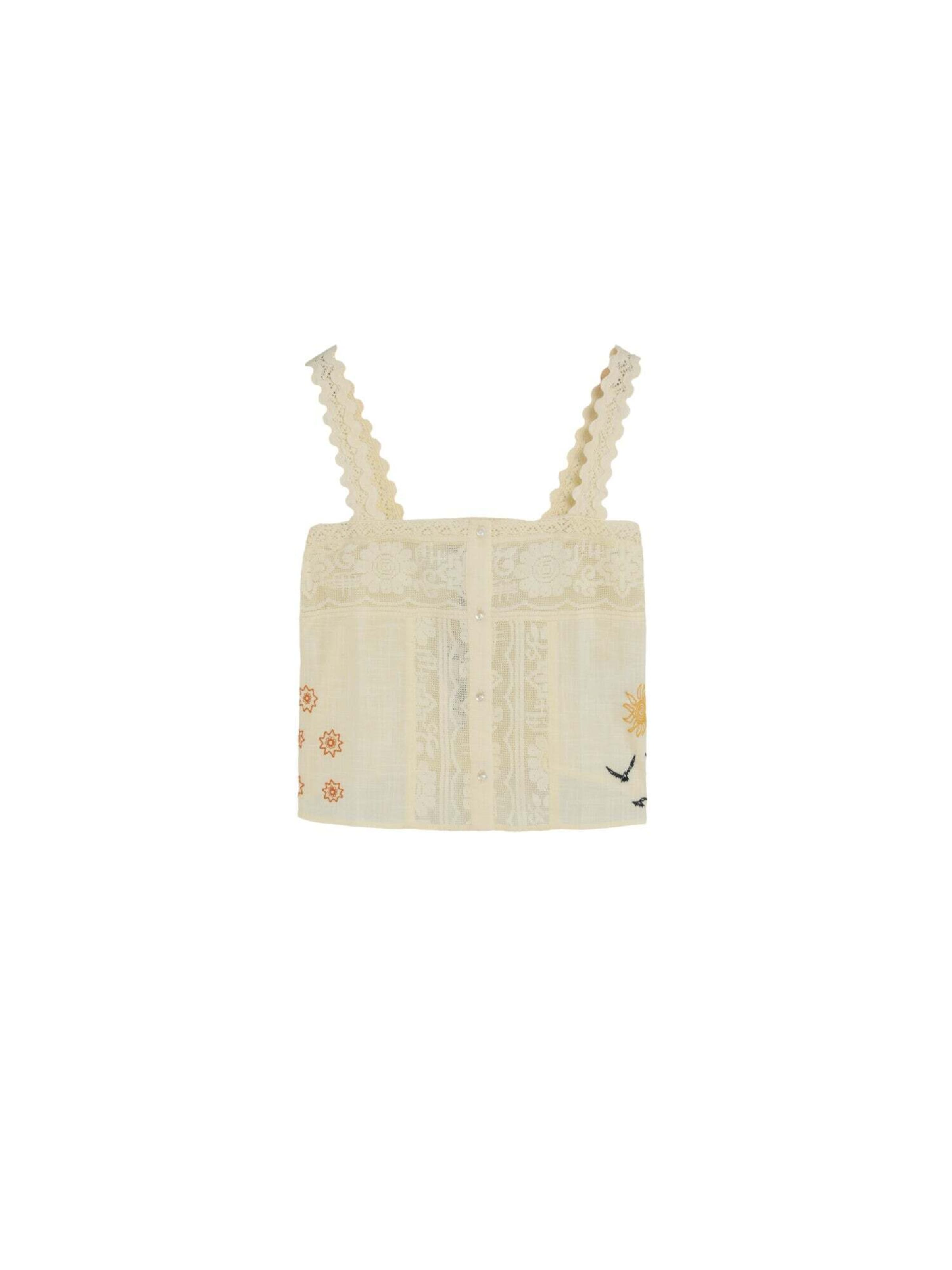Scalpers Top in Beige: Vorderseite
