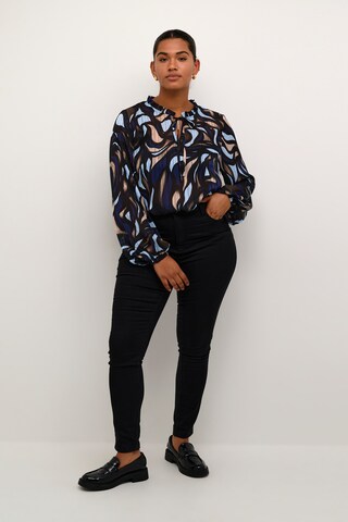 KAFFE CURVE Blouse 'Marga' in Black