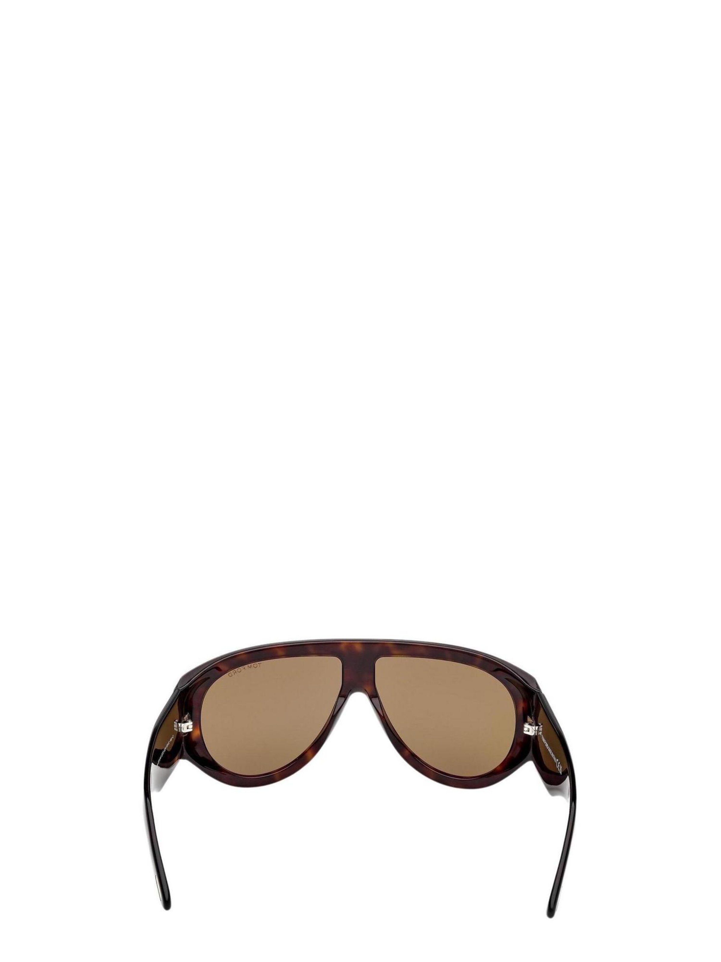 Tom Ford Zonnebril 'BRONSON FT1044 52N' in Bruin