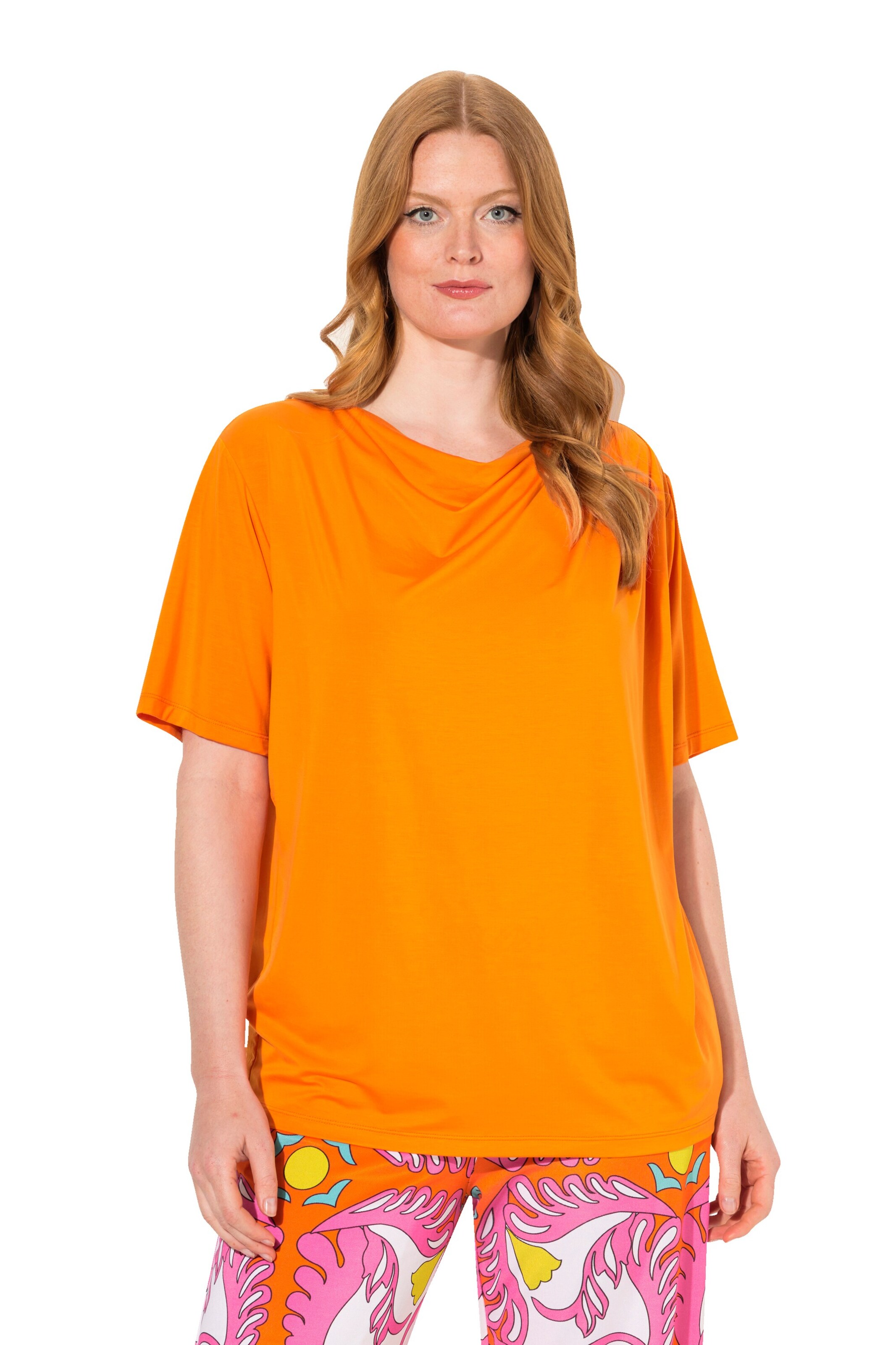 Ulla Popken Shirt in Orange: front