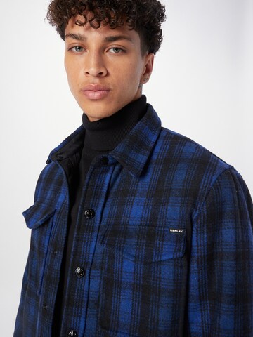 REPLAY Regular fit Button Up Shirt in Black