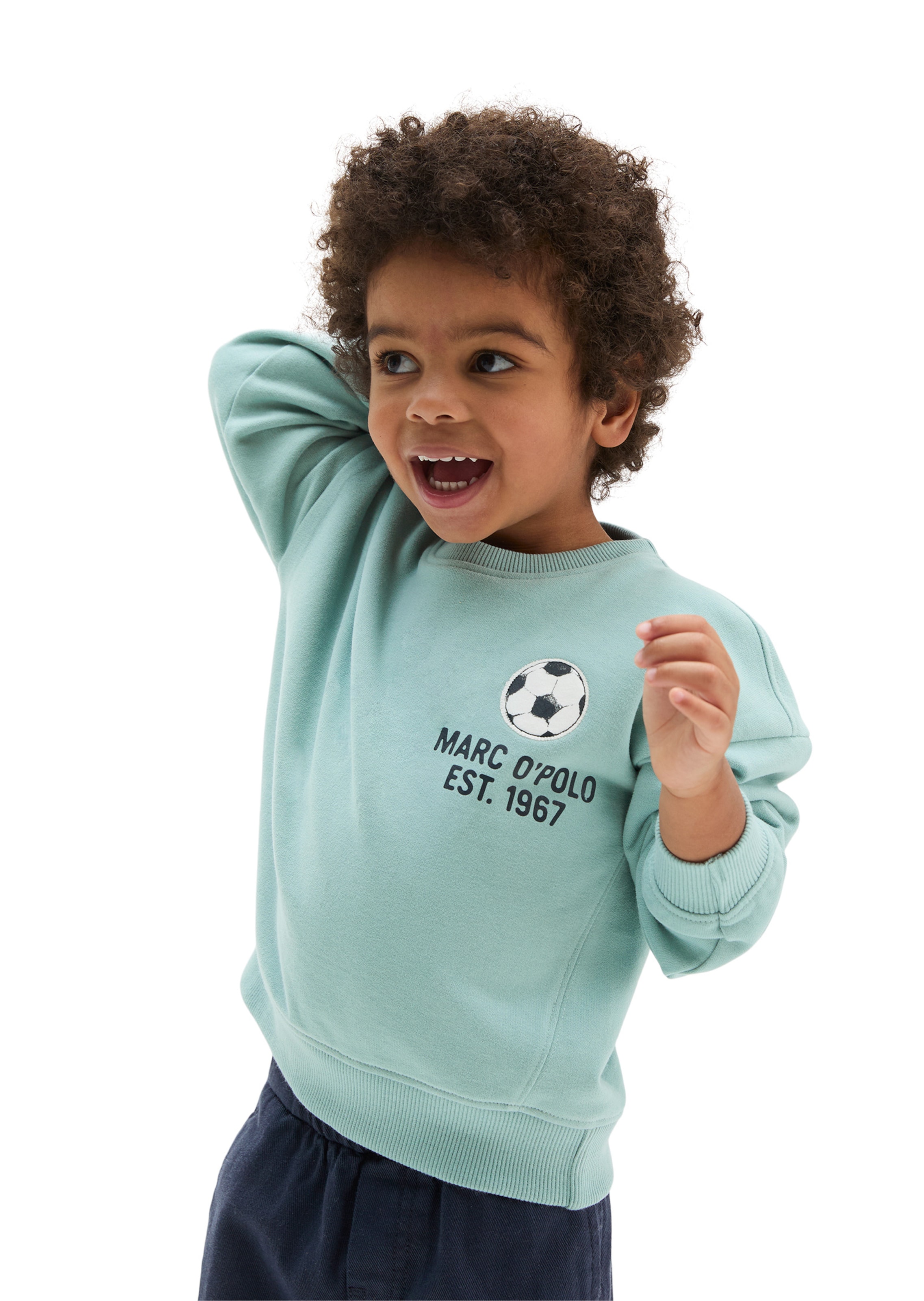 Marc O'Polo Sweatshirt in Groen