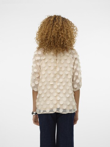 Chemisier 'DOT' VERO MODA en blanc