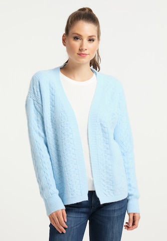 myMo NOW Knit Cardigan in Blue: front