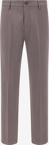 Boggi Milano Slimfit Pantalon in Grijs: voorkant