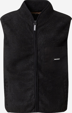 Denim Project Vest in Black: front