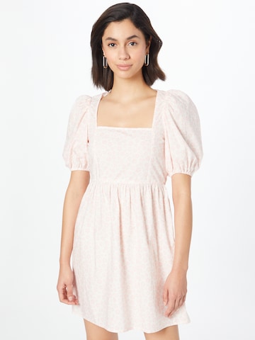 Monki Letní šaty – pink: přední strana