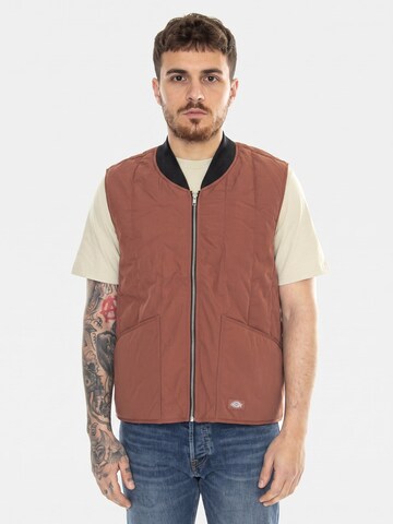 Gilet di DICKIES in rosso: frontale