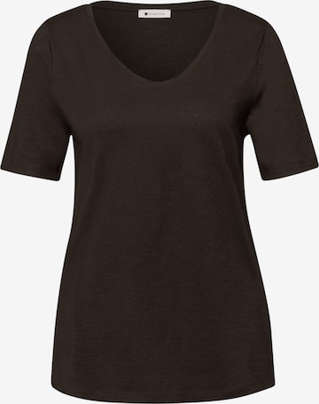 STREET ONE Shirt in Brown: front