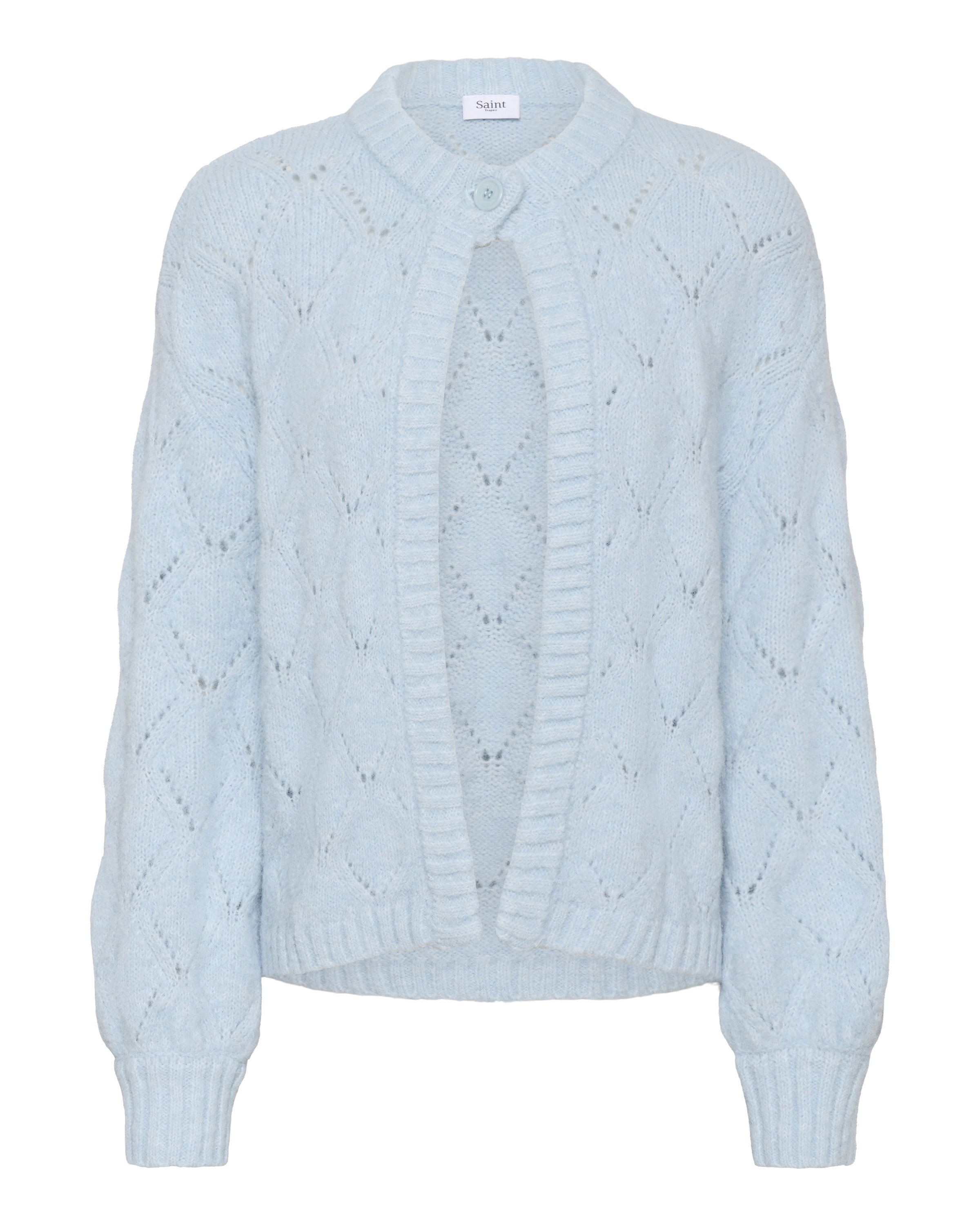 SAINT TROPEZ Knit Cardigan 'PavaaniSZ' in Blue: front