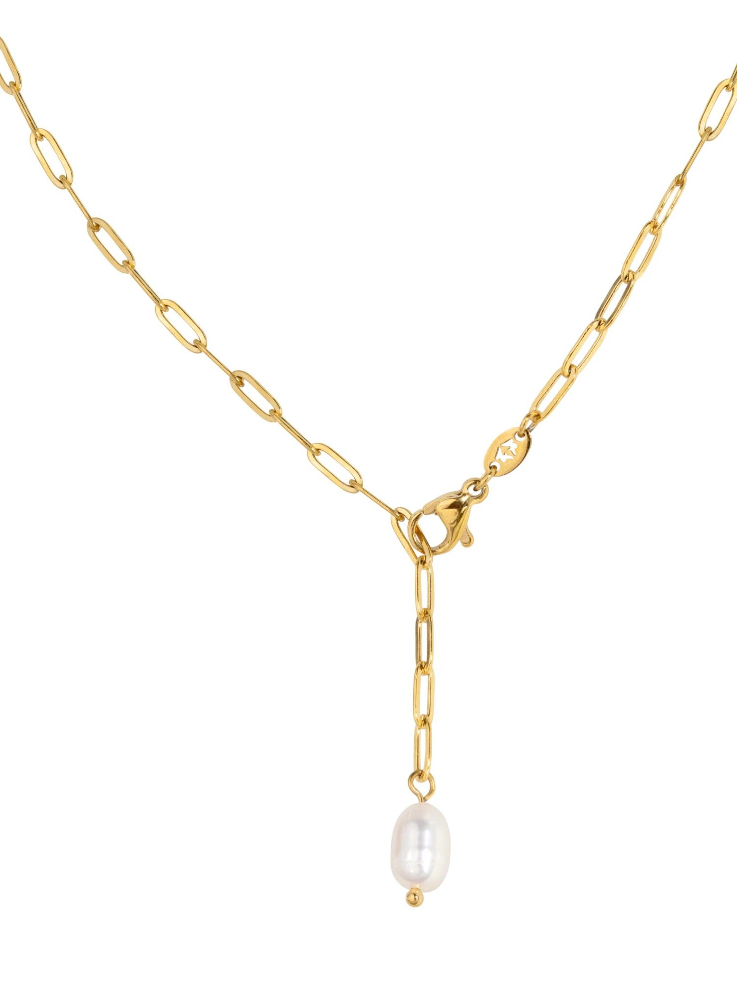 Luamaya Necklace 'Ocean Find Y-Necklace' in Gold: front