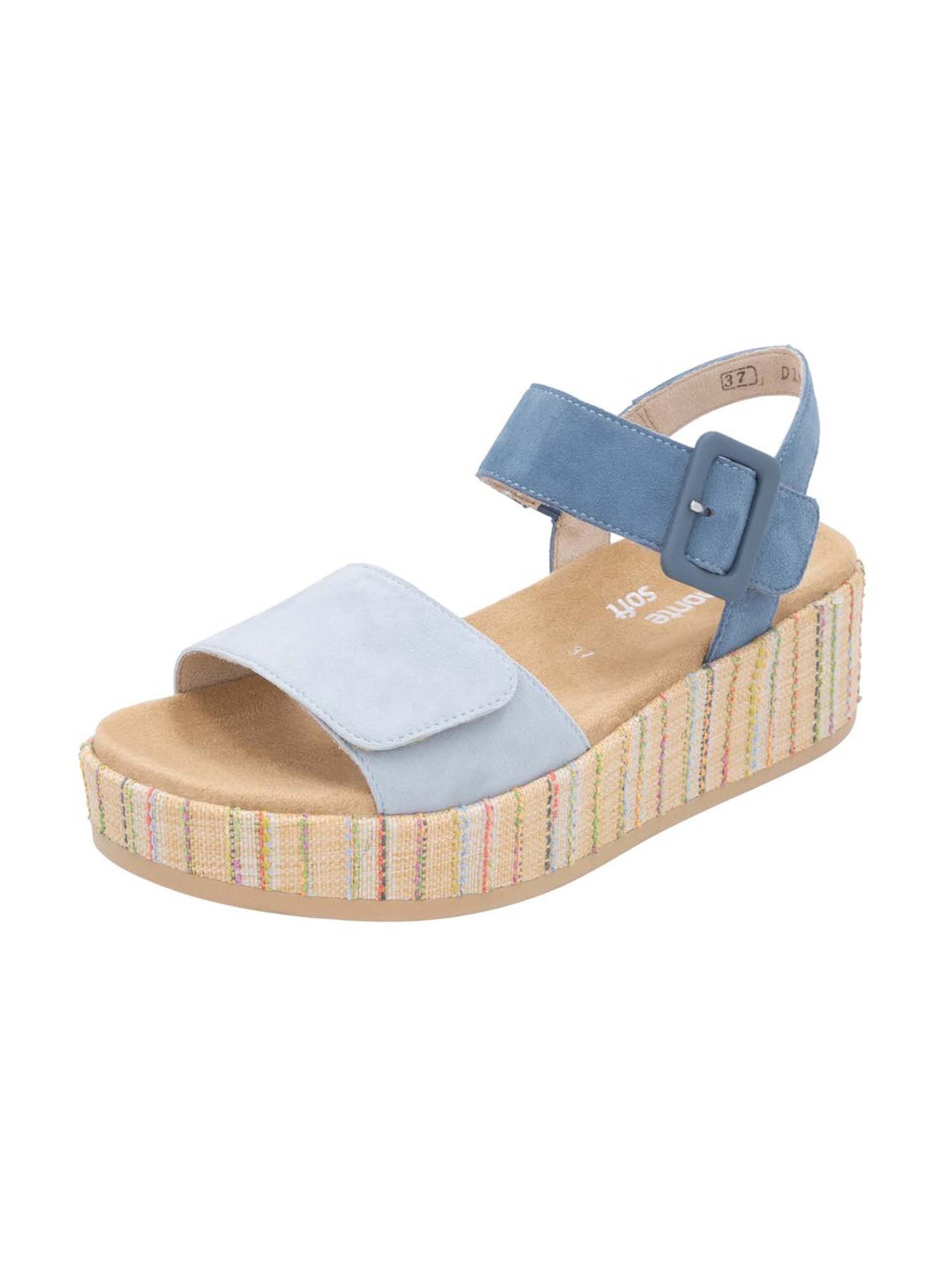 Sandales REMONTE en bleu : devant