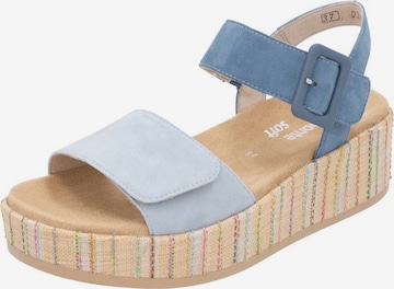 REMONTE Sandals in Blue: front