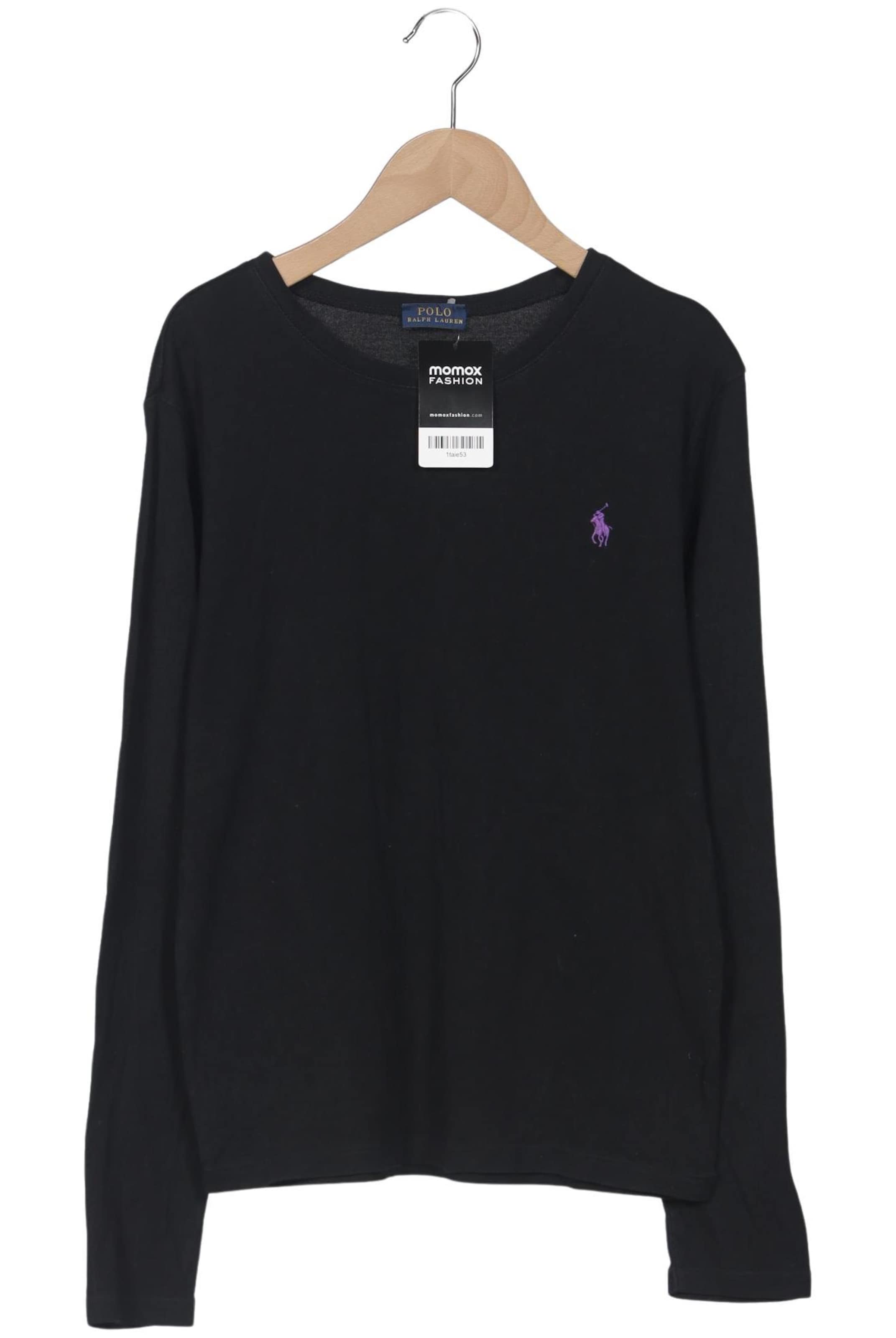 Polo Ralph Lauren Langarmshirt M in Schwarz: Vorderseite