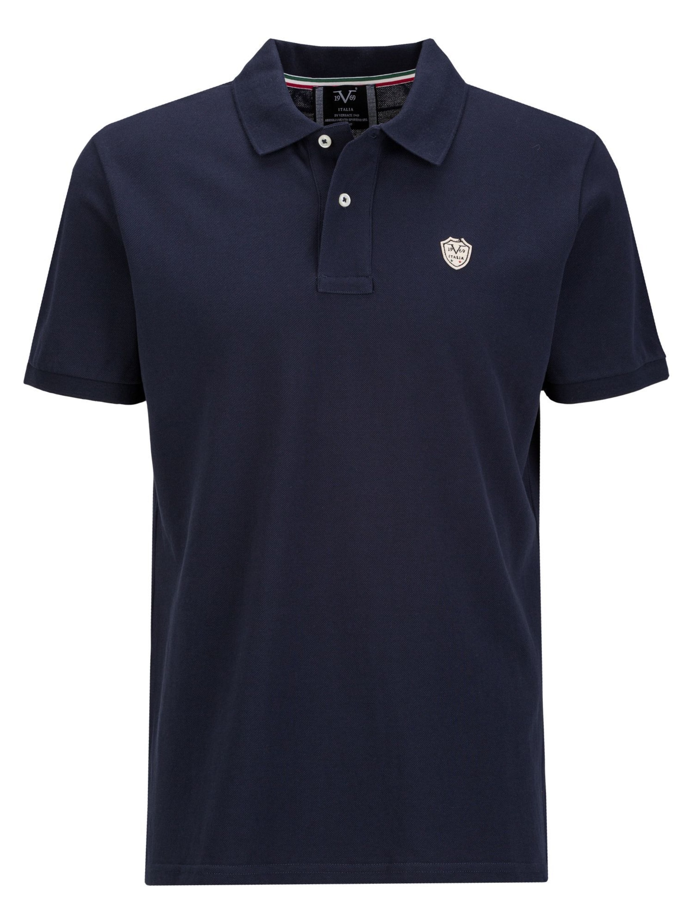 19V69 ITALIA Shirt 'Emilio' in Blue: front