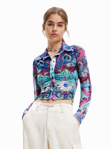 Desigual Blouse 'Lua Lacroix' in Blue: front