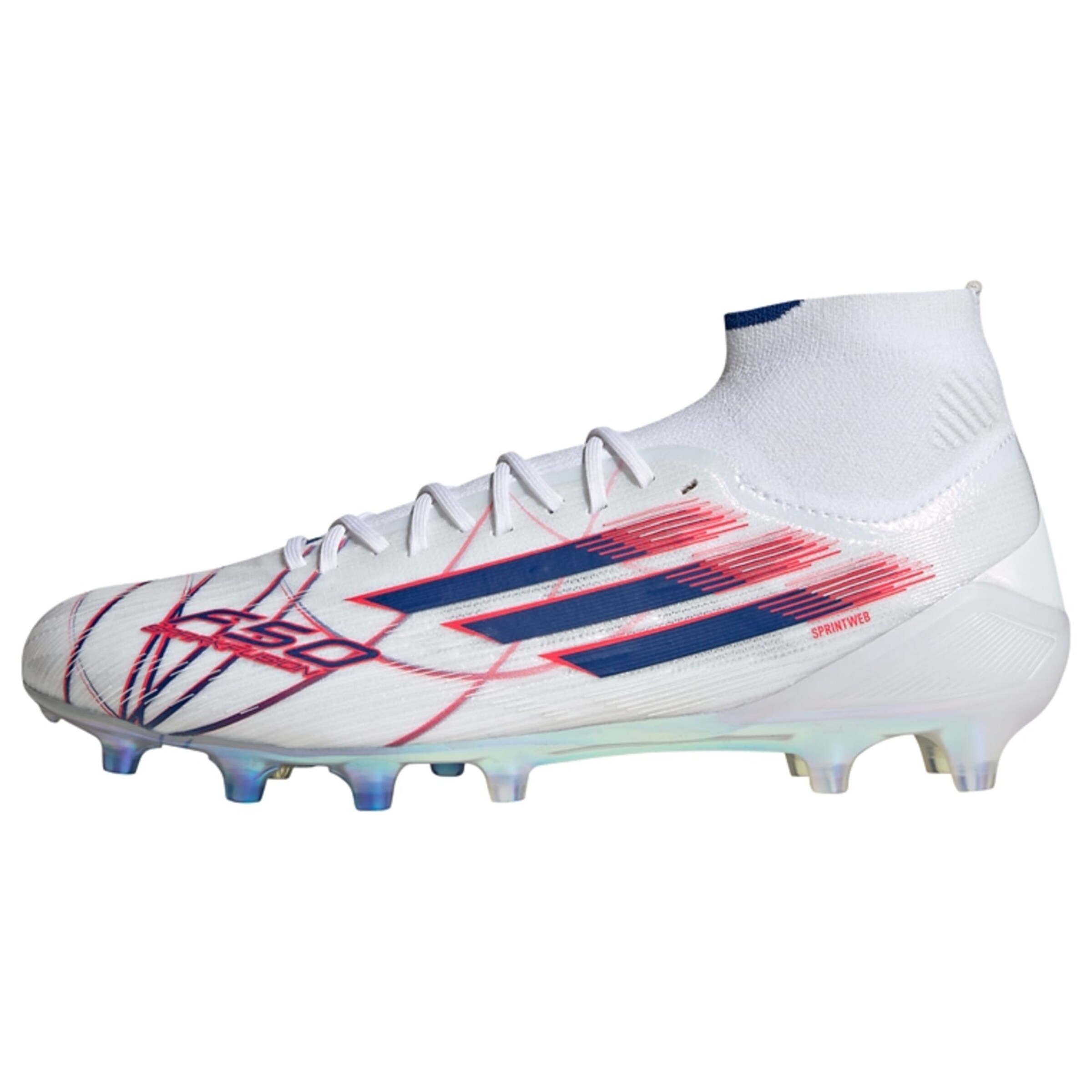 ADIDAS PERFORMANCE Voetbalschoen 'F50 Sparkfusion Elite' in Wit: voorkant