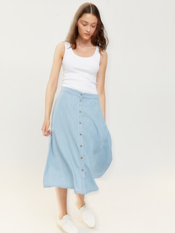 mazine Jeansrock ' Amelia Skirt ' in Blau