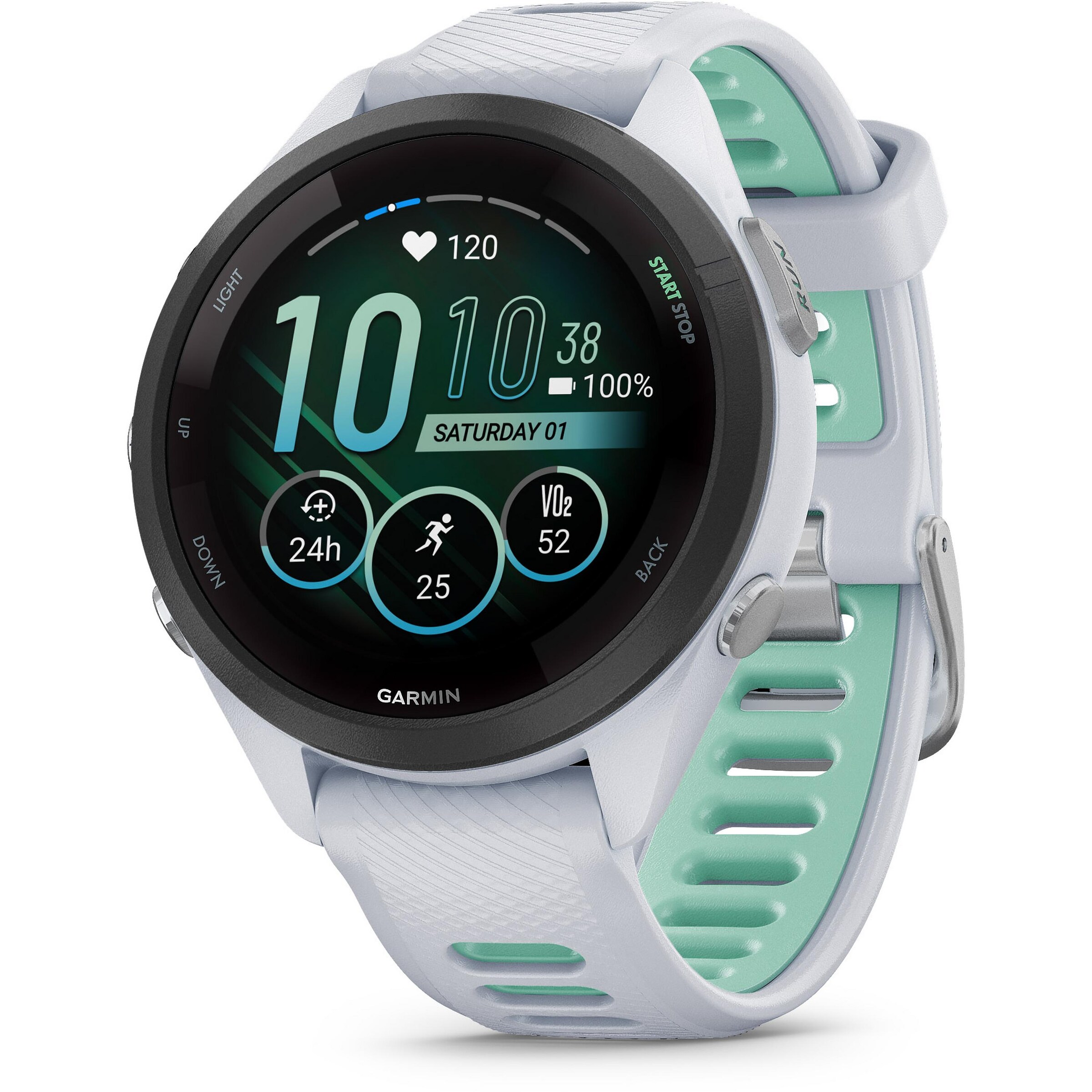 GARMIN Sports Watch 'Forerunner' in Mint / Off white, Item view