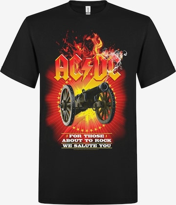 T-Shirt 'Ac/dc For Those About to Rock Tracks Sweatshirt' AC/DC en noir : devant