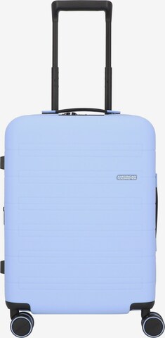 American Tourister Trolley 'Novastream' in Blauw: voorkant