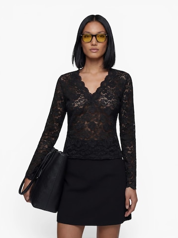 VERO MODA Блуза 'VMDEA' в черно: отпред