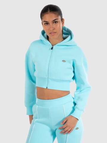 Smilodox Sweatvest ' Maren ' in Blauw: voorkant