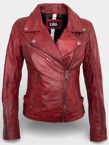 CBL Between-season jacket 'Lederjacke' in Red: front