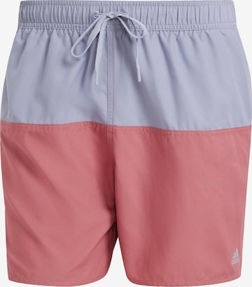ADIDAS PERFORMANCE Athletic Swim Trunks in Purple: front