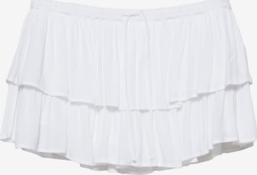 Pull&Bear Sukňa - Biela: predná strana