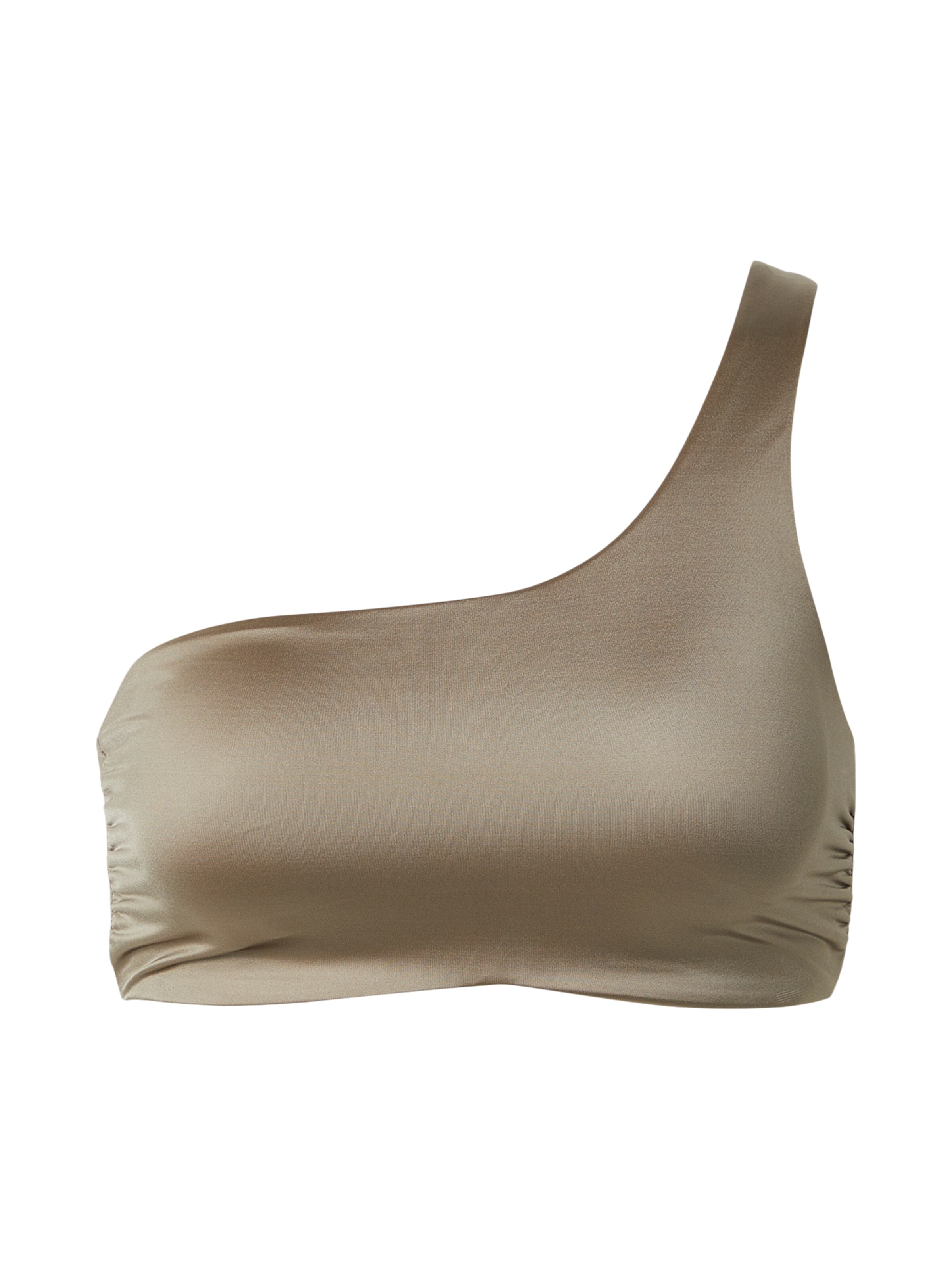 Calvin Klein Swimwear - Soutien Bustier Top de biquíni em castanho: frente