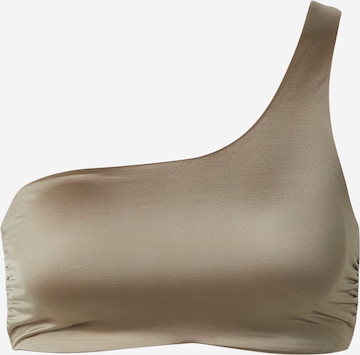 Calvin Klein SwimwearBustier Bikini gornji dio - smeđa boja: prednji dio