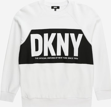 DKNY Sweatshirt in White: front