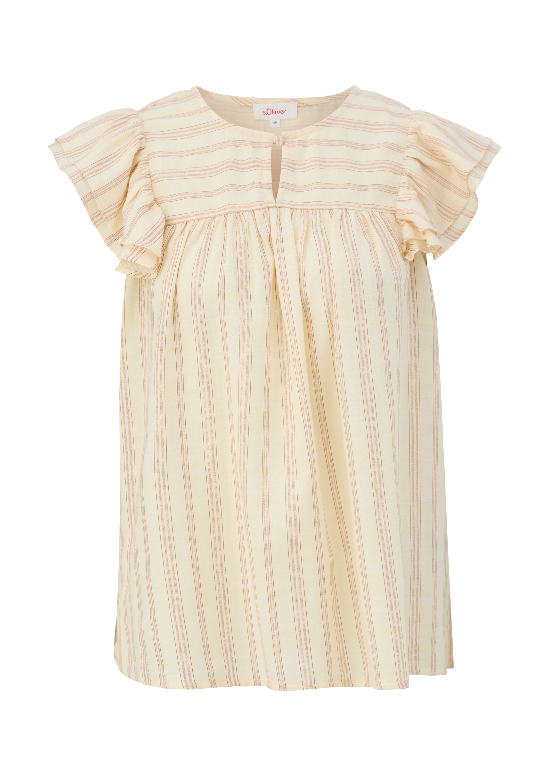 s.Oliver Blouse in Beige: voorkant