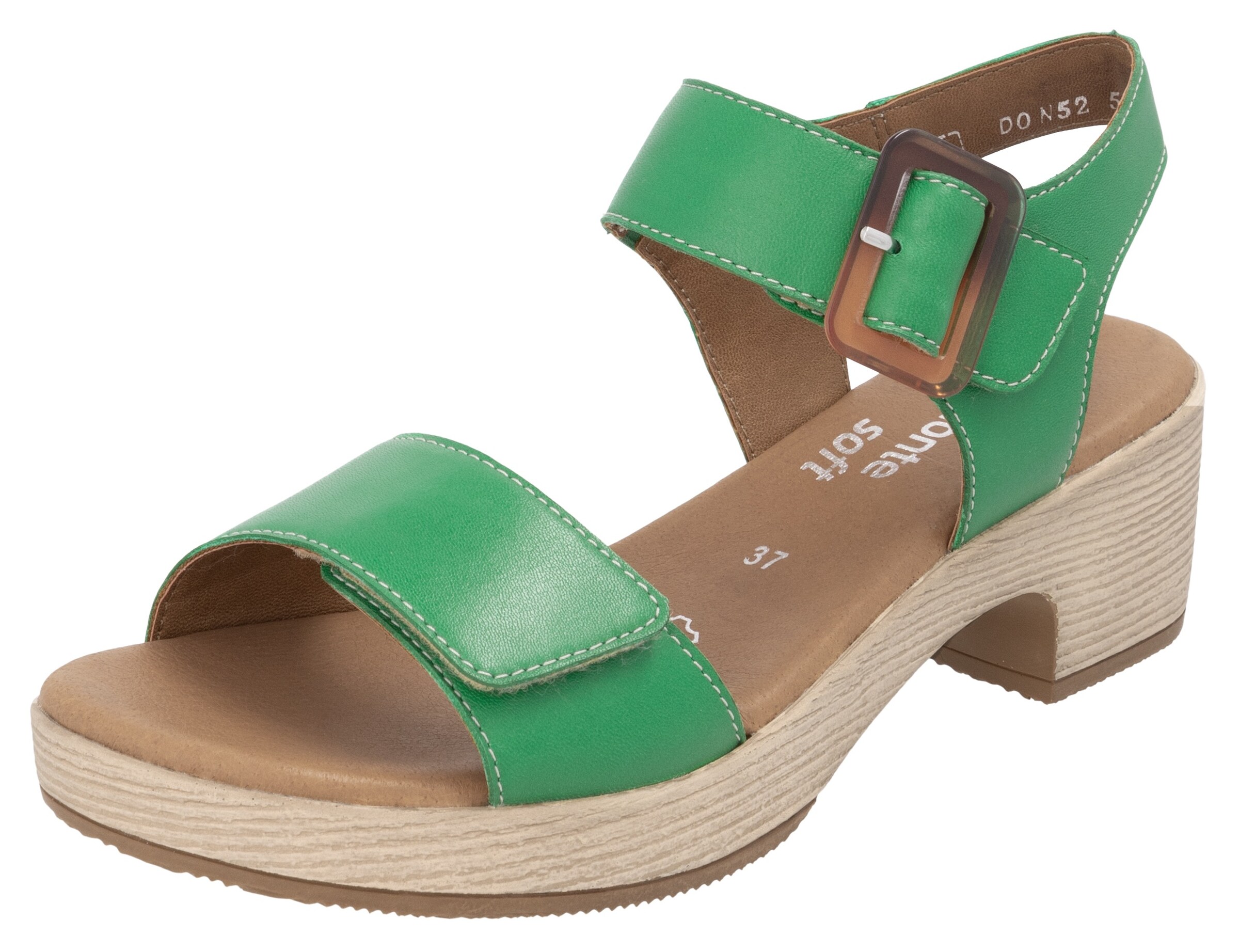 REMONTE Sandals in Green: front